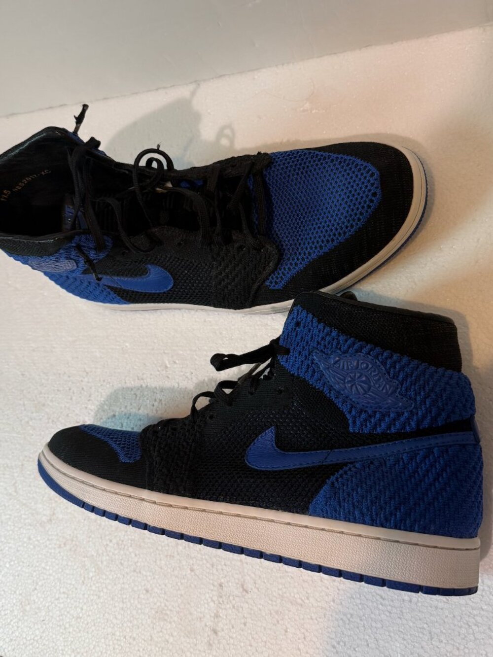 Nike Air Jordan 1 Retro High OG Flyknit Royal Men's Size 11.5 (919704-006) EUC